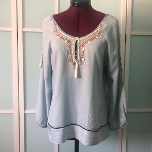 OndadeMar blouse/bathing suit cover up